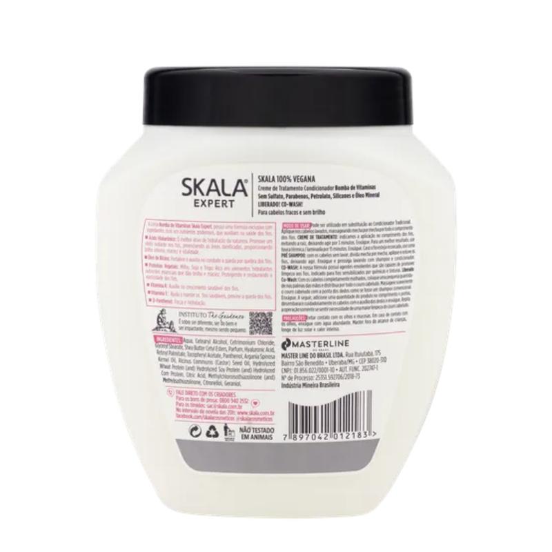 SKALA Vitamins Blast Hair Conditioner Great for hair growth, strength and repair with Hyaluronic Acid Bomba de Vitaminas Haircare Oil