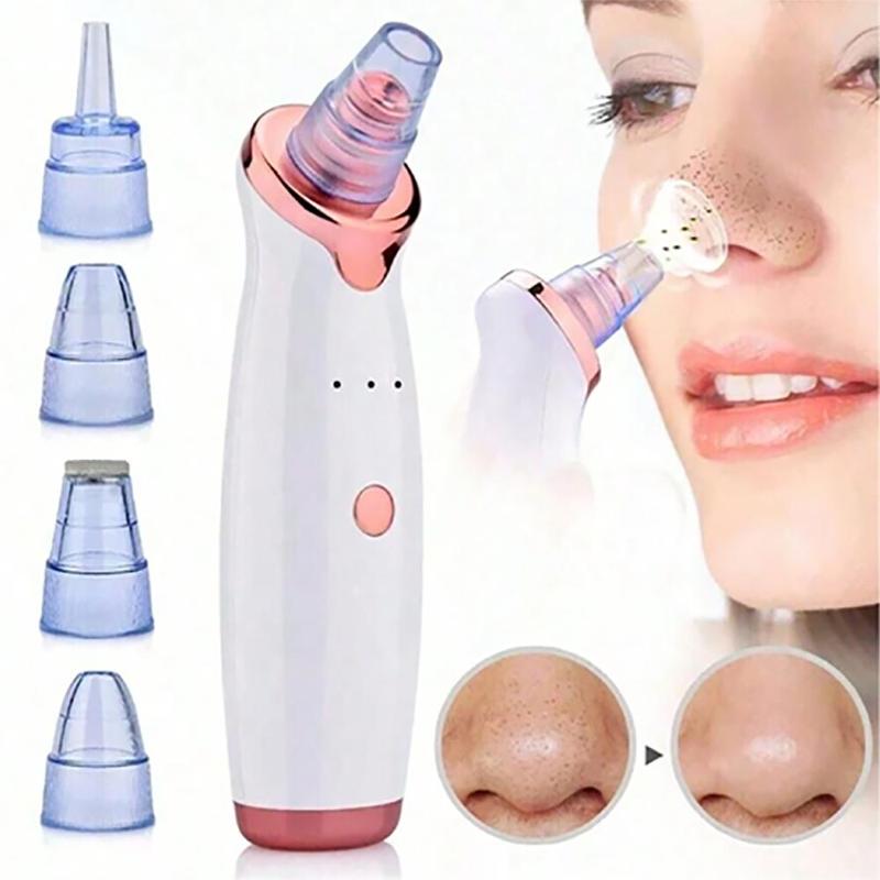 Electric Blackhead Cleaning Tool, 1 Set Vacuum Facial Cleaner, Pore Cleaner, Blackhead Extractor, Beauty & Personal Care Tool for Women & Men