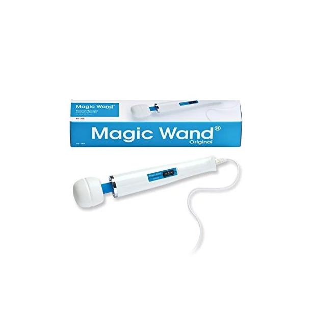 Authentic Magic Wand Massager Original HV-260 – Plug-in 2-Speed with Flexible Neck & Ultra-Powerful Motor for Deep, Rumbling, Muscle Relaxing Vibrations. 6-Foot Cord