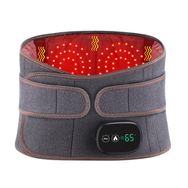 Cordless Heated Massage Belt, Back Massage Belt, 3 Heating Modes Heated Back Belt, Suitable for Middle-aged and Elderly People, 5000mAh Long Battery Life, Great Gift, Halloween, Christmas, Fall, Winter Gift