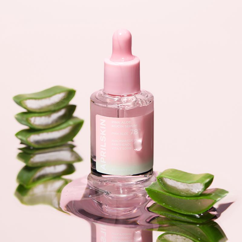 [APRILSKIN Official] 19M Prime Jejudo Pink Aloe Calming Glass Skin Set| Soothing & Irritated cares | Daily Glass Glow Skin | K-beauty