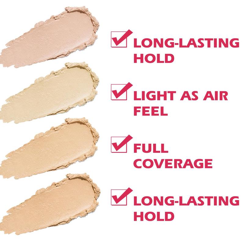 Waterproof Foundation Stick Set, 2 Counts set Long Lasting Foundation Cream & Blush Cream, Face Brightening Portable and Easy To Apply Makeup Set