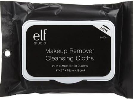 E.L.F. Makeup Remover Cleansing Cloths - Pack of 20 Pre-Moistened Cloths