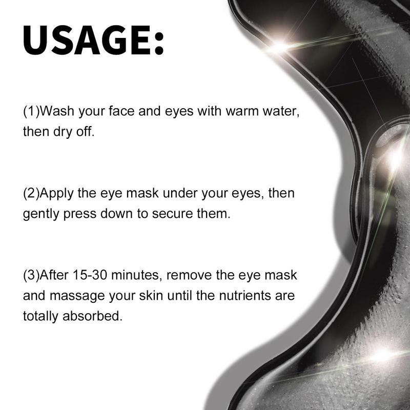 Hydrating Eye Skincare Mask, 5 Pairs Moisturizing Beauty Eye Mask, Men's Skincare Product for Daily Use