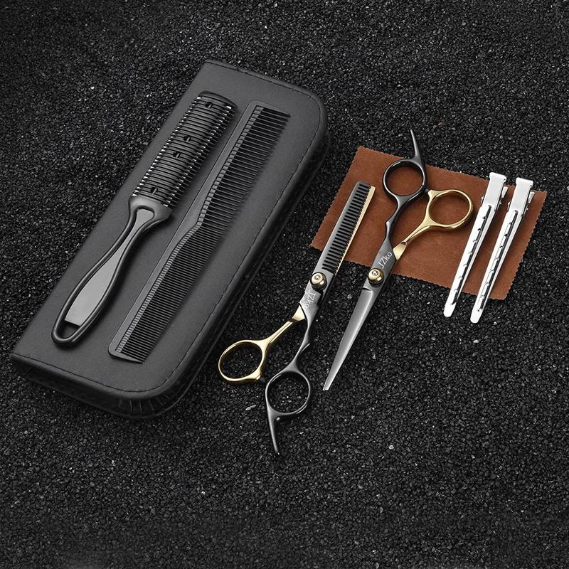 Professional Barber Shears Set, 1 Set Hair Cutting Shears Kit, Heatless Styling Tool For Men Women Pet, Trending Product