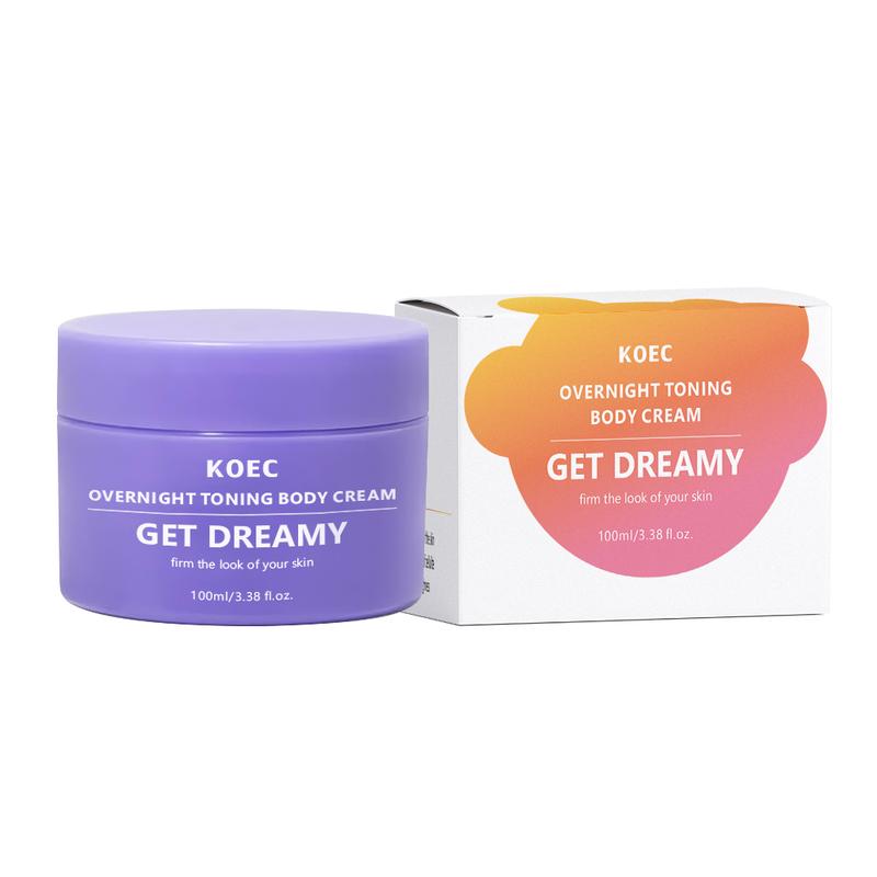 KOEC OVERNIGHT TONING BODY CREAM-  for Face Fine Lines, Moisturizing, Tightening, Lifting Night Cream