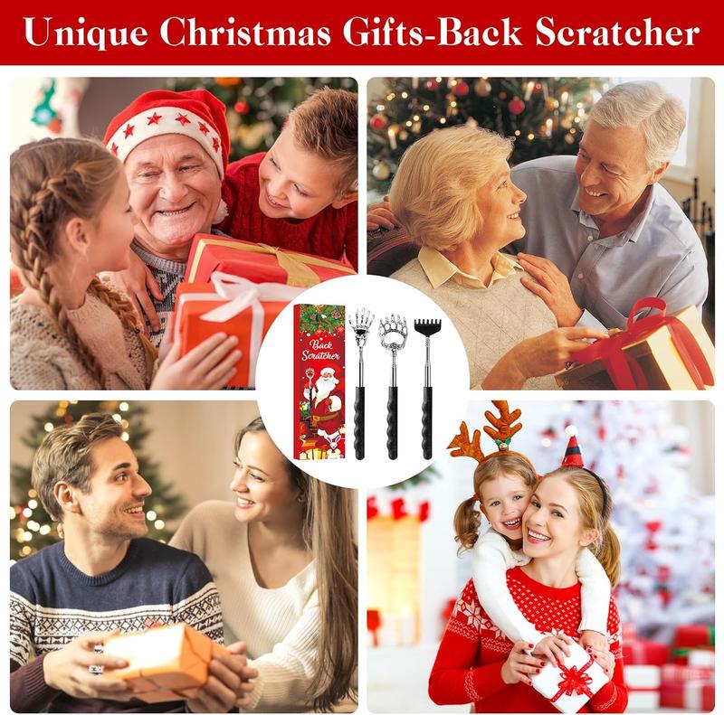 Scratcher Extendable Christmas Gifts Stocking Stuffer for Men Women Dad Adults Teens Funny Telescoping Manual  Massage Cool Gadget Tool for  in Christmas Gifts Box