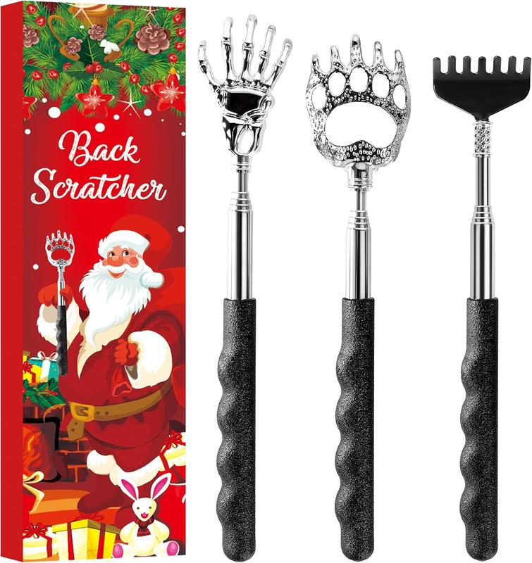 Scratcher Extendable Christmas Gifts Stocking Stuffer for Men Women Dad Adults Teens Funny Telescoping Manual  Massage Cool Gadget Tool for  in Christmas Gifts Box