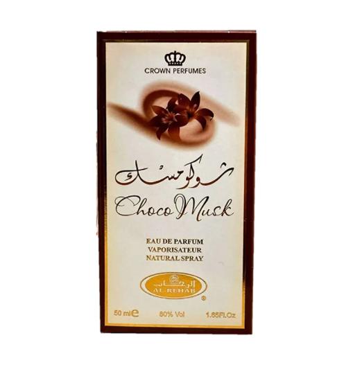 Choco Musk Arabian Unisex Perfume Spray, 50ml - Sweet and Spicy Oriental Vanilla Fragrance