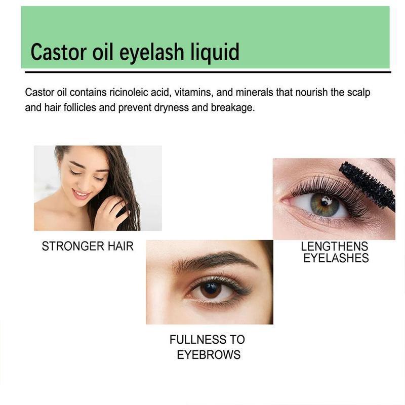 Organic Eyelash Oil, 2 Counts Natural Eyelash Strengthening Serum, Eyelash Extension Ordinary Serums, Eyelash Care Products for Women and Girls