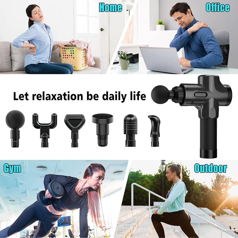 Cotsoco Percussion Massage Gun LCD Display 30 Speed, Super Quiet Electric Sport Muscle Massager Comfort