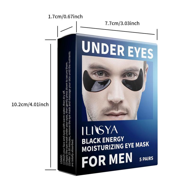 Hydrating Eye Skincare Mask, 5 Pairs Moisturizing Beauty Eye Mask, Men's Skincare Product for Daily Use