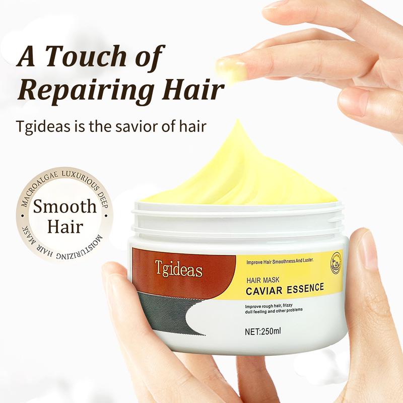 Tgideas Collagen Hair Treatment Deep Repair Conditioning Argan Oil Collagen Hair Mask Essence for All Hair Types Conditioner Haircare Cleansing