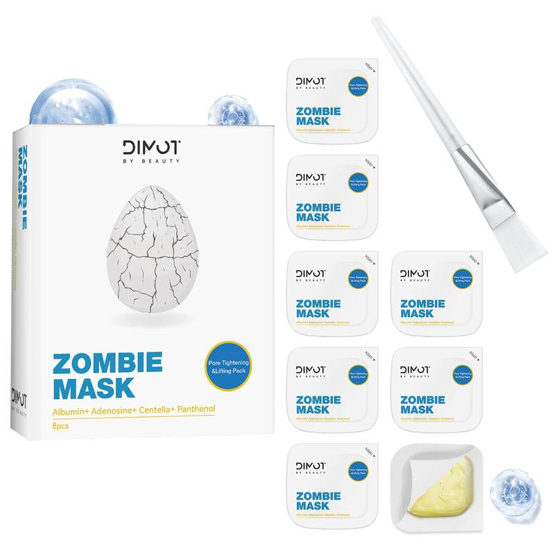 Zombie Skin Care Mask, 1 Box Moisturizing Face Mask, Hydration Face Mask for Smooth Tightens Pores & Lifts Skin, Suitable for All Type Skin