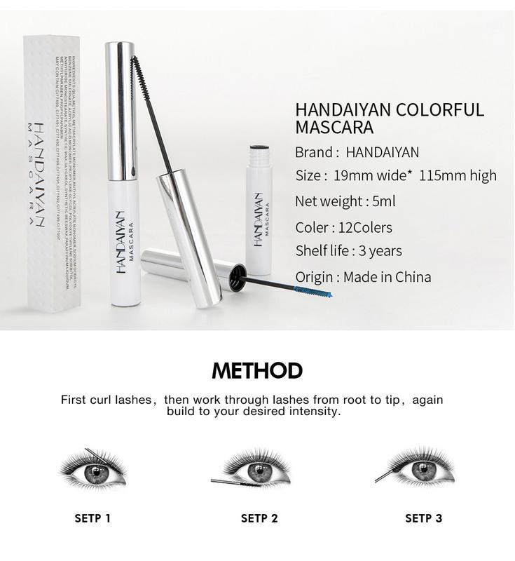 Christmas Mascara Color Makeup Long-lasting Waterproof, Non-Smudgent, Long and Dense Curling Cosmetic beauty mascara  beauty mascara