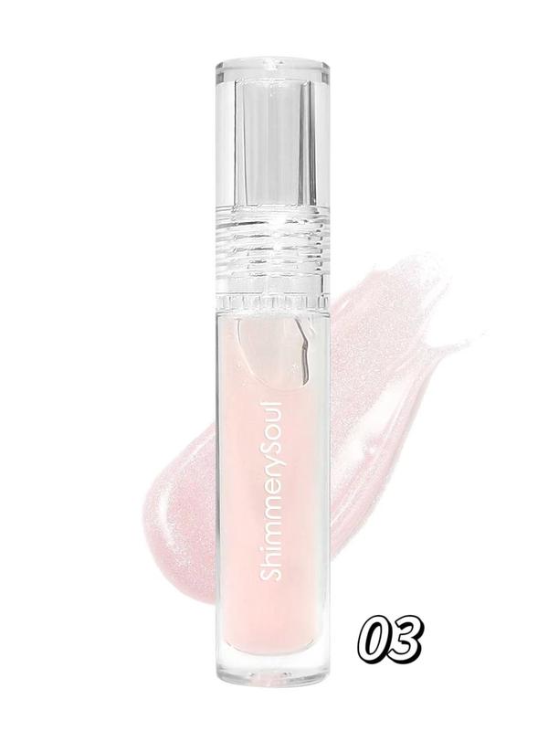 ShimmerySoul Lip Gloss, glittering Lip Gel, Plumping Lip Balm, glittery Shiny gloss, Moisture all day, Hydrate Nourishing lip plumper, 3g 0.11oz Hydrating glam lite lipgloss amazing lipgloss Lipstick Makeup Gel