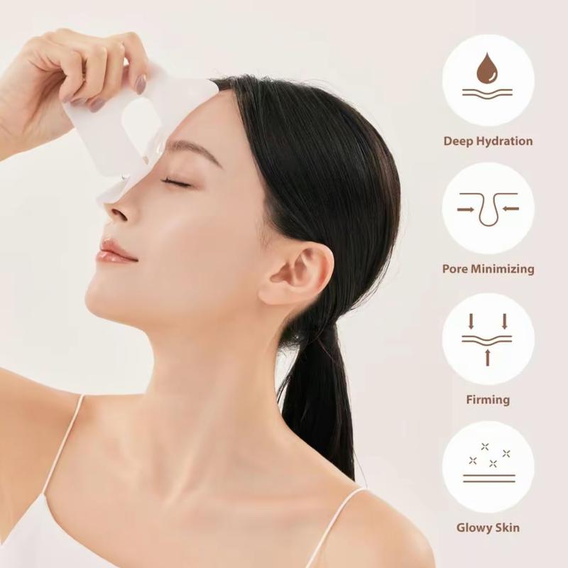 12PCS UTOGRU Deep Collagen Power Boosting Mask White Transparent Split Mask The Original Overnight  Deep Collagen Mask Collagen Hydrating Facial Mask Set