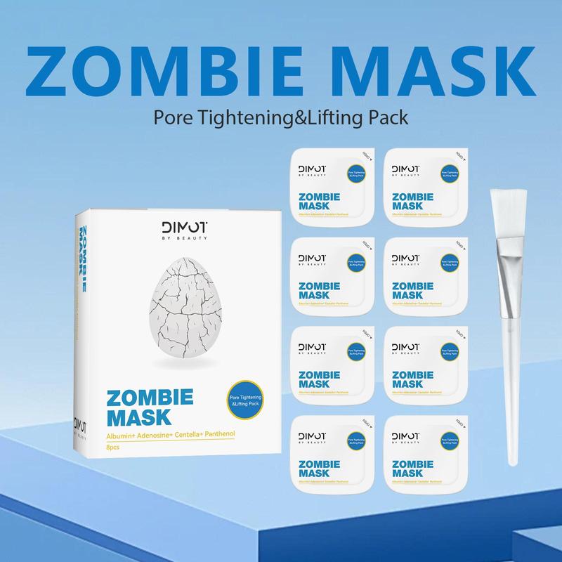 Zombie Skin Care Mask, 1 Box Moisturizing Face Mask, Hydration Face Mask for Smooth Tightens Pores & Lifts Skin, Suitable for All Type Skin