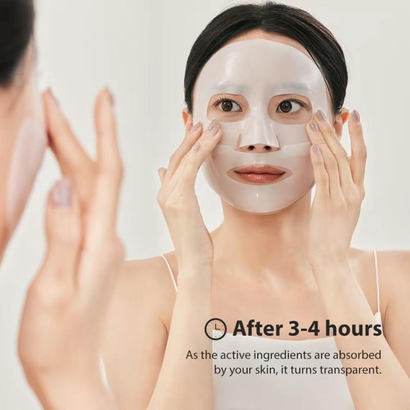 12PCS UTOGRU Deep Collagen Power Boosting Mask White Transparent Split Mask The Original Overnight  Deep Collagen Mask Collagen Hydrating Facial Mask Set