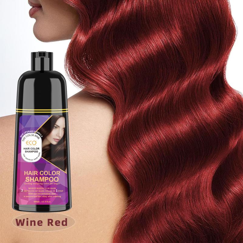 ECO Hair Color Shampoo - Magic dye, lasting color in 30 minutes, ammonia-free, herbal hair color treatment