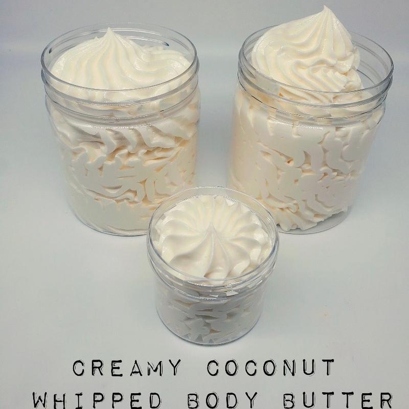 Creamy coconut whipped body butter Hydrating