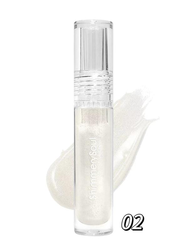 ShimmerySoul Lip Gloss, glittering Lip Gel, Plumping Lip Balm, glittery Shiny gloss, Moisture all day, Hydrate Nourishing lip plumper, 3g 0.11oz Hydrating glam lite lipgloss amazing lipgloss Lipstick Makeup Gel