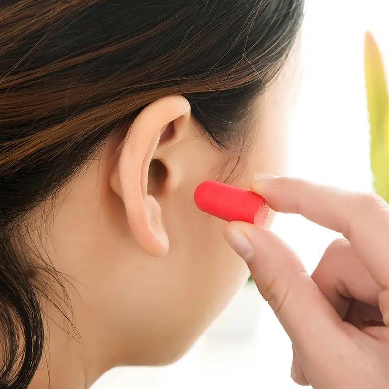 1 Pair Noise Reduction Ear Plug, Soft Foam Earplug, Soundproof Earplug for Sleeping, Travel, Outdoor