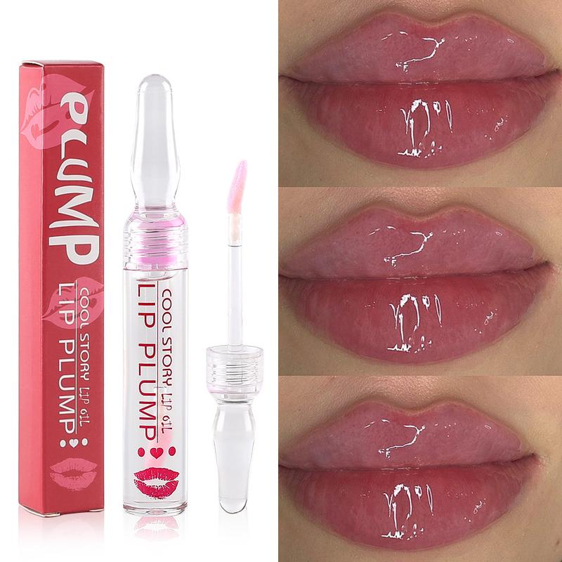 Fruity shimmer lip gloss,  clear lip gloss, lip care ampoule lip oil, glass effect, non-sticky, clear lip oil, soft and plump lips，Hydrating Crystal Jelly Lip Oil -  Balm with Glassy Shine，Fruit-Scented for Daily Use & Glamour Lipstick Makeup Glossy