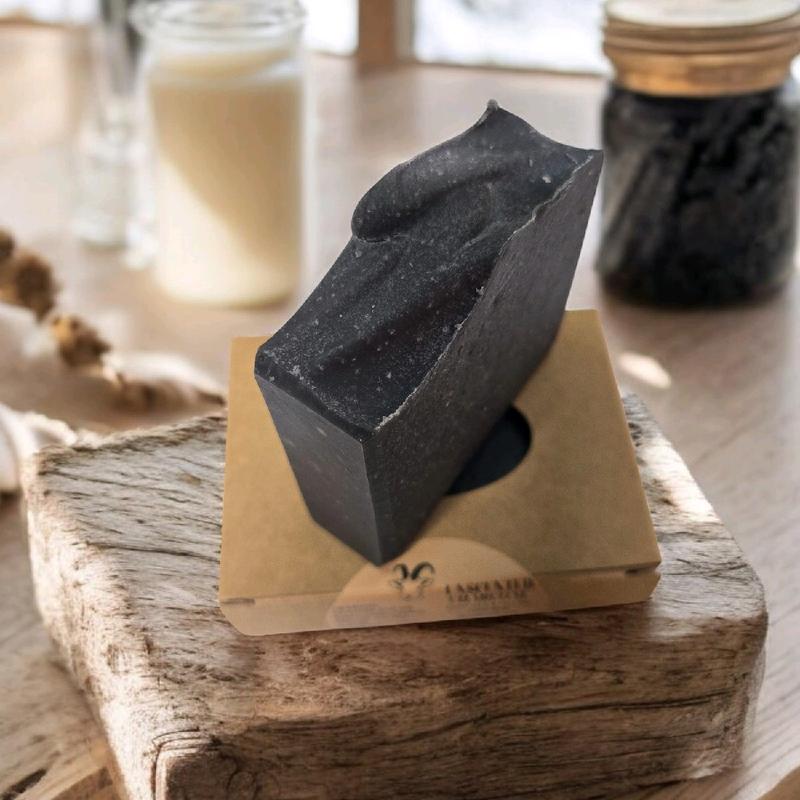 Charcoal Goats Milk and Tallow Soap - Hand-Made with Natural Ingredients - Body Care