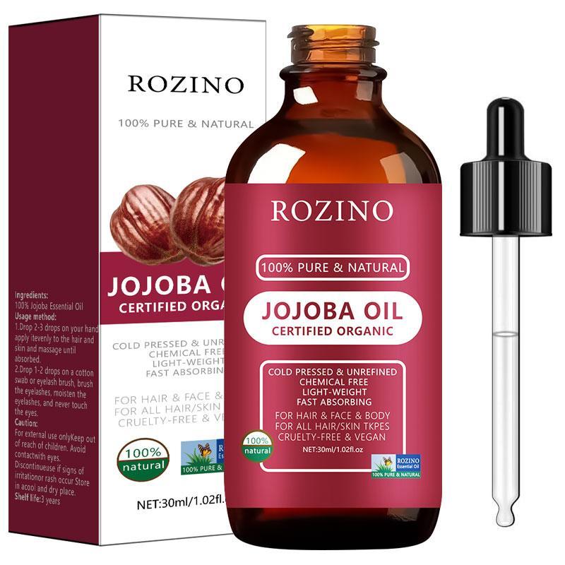 Jojoba Seed Oil Hair Treatment Essential Oil, Comfort Scalp Care Massage Haircare Oil, Hair Care & Styling Product for Men & Women