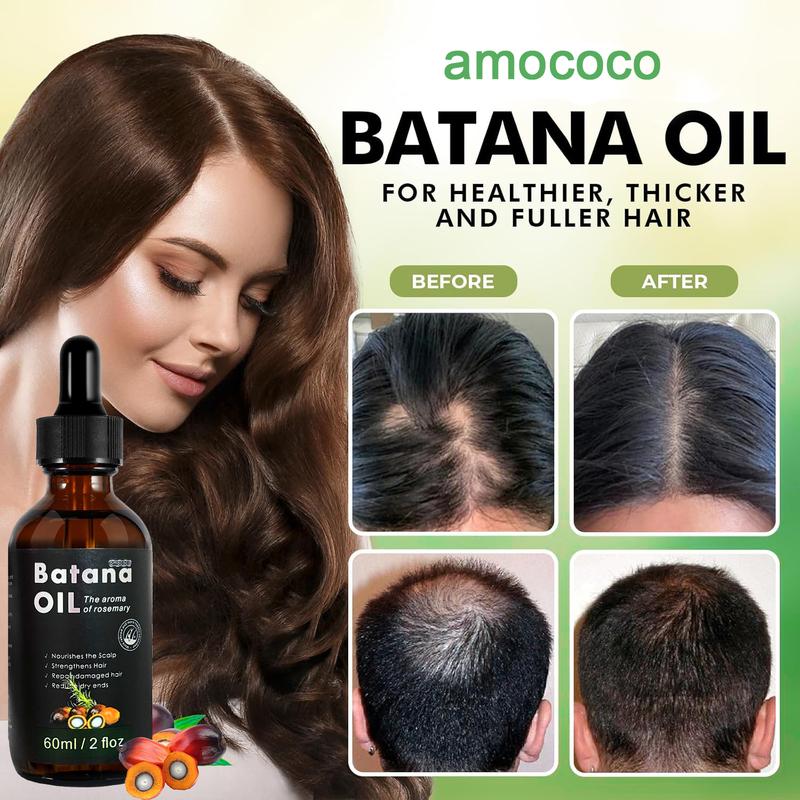 Amococo Batana Oil with Jojoba & Argan Oil - 100% Organic Essential Oil for Hair Repairing & Vitamins - 100g and send soap Two piece wash and care set