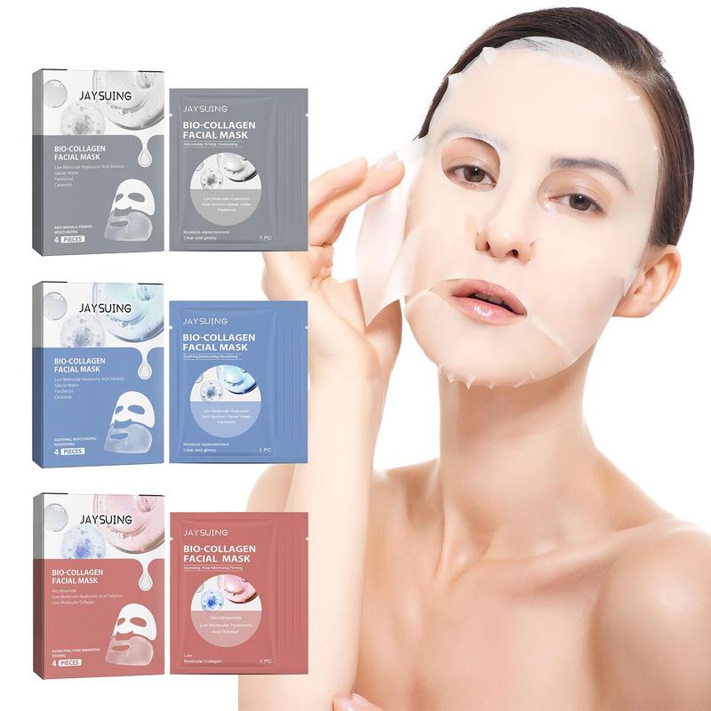 Collagen Face Mask, 3 Boxes Moisturizing Facial Care Masks for Firming Skin, Hydrating Facial Skin Care Products for Women