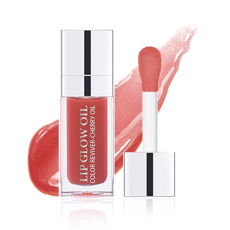 Moisturizing Lip Oil,No-Sticky LipGlossLip Balm Lip Care,Fruit Flavoured LipOilFor Dry Lip's Moisturizing HydratingAndNourishing 0.2 0Z,PlumpingLipGloss, Long LastingNourishingNon-sticky Moisture Skincare