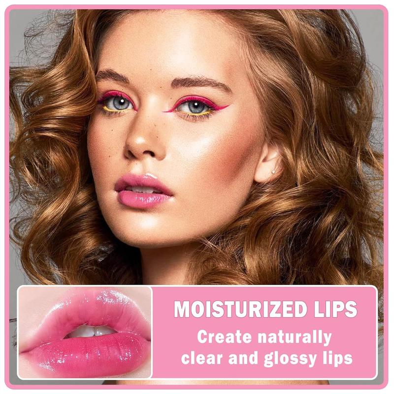 Moisturizing Lip Oil,No-Sticky LipGlossLip Balm Lip Care,Fruit Flavoured LipOilFor Dry Lip's Moisturizing HydratingAndNourishing 0.2 0Z,PlumpingLipGloss, Long LastingNourishingNon-sticky Moisture Skincare