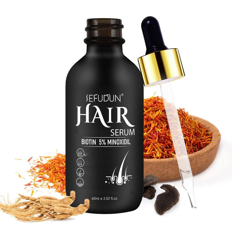 Sefudun 5% Minoxidil Hair Serum with Micro Derma Roller Set – Includes 60ml Hair Spray for Enhanced Hair Care & Comfort