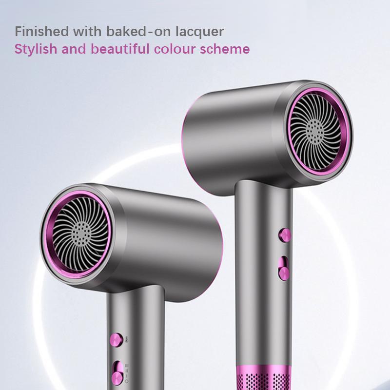 Negative Ion Hair Dryer, 1 Box Hair Dryer with Nozzle & Diffuser, Multifunctional Hair Dryer for Home & Salon Use, Hair Styling Tool for Women