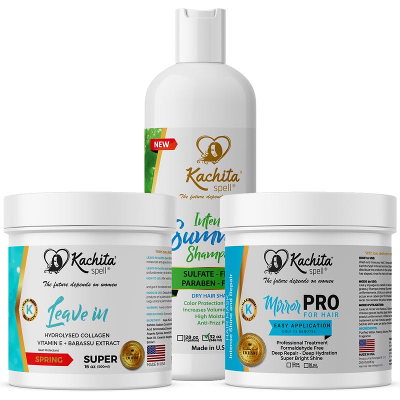 Kachita Spell Hair Ultimate Care Combo for Curly Hair : Cleanse, Treat & Define Perfect Curls Conditioner Haircare