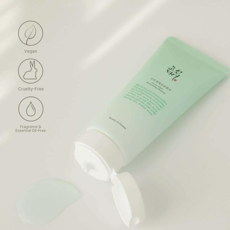 [Beauty of Joseon] Green Plum RefreshingCleanser 100ml Facial Gel Skincare Calming SkinRepair Comfort Cleansing Facial Cleansing FacialWash Korean Coconut