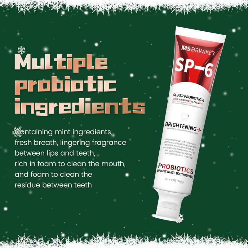 MS-DRWIKEY Sensitive Teeth and Cavity Prevention sp-6 Toothpaste, Cool Mint, 4.9 oz Oral