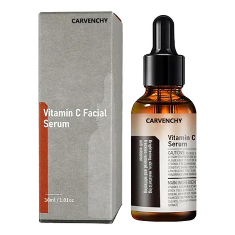 Vitamin C Facial Serum Essence,30ml Skincare Cleanser-B3 Gentle Moisturize Skin Repair