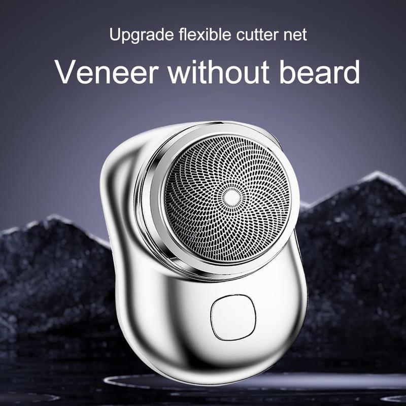 Mini Electric Shaver, Portable Electric Shavers for Men, Rechargeable Electric Razor for Men, Pocket Size Portable Shaver Wet and Dry, Easy One-Button Use, Suitable for Home, Travel, Car, and Gifts Hair Removal Comfort