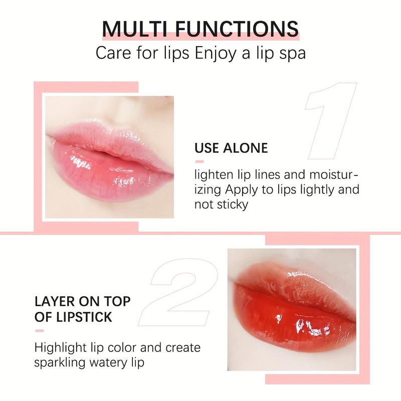 Moisturizing Lip Oil,No-Sticky LipGlossLip Balm Lip Care,Fruit Flavoured LipOilFor Dry Lip's Moisturizing HydratingAndNourishing 0.2 0Z,PlumpingLipGloss, Long LastingNourishingNon-sticky Moisture Skincare