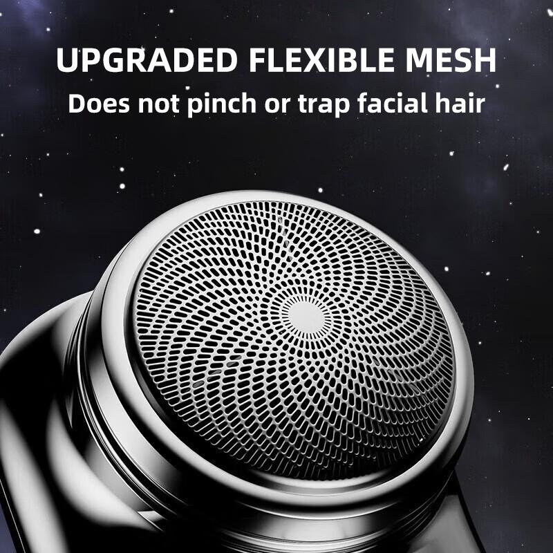 Mini Electric Shaver, Portable Electric Shavers for Men, Rechargeable Electric Razor for Men, Pocket Size Portable Shaver Wet and Dry, Easy One-Button Use, Suitable for Home, Travel, Car, and Gifts Hair Removal Comfort