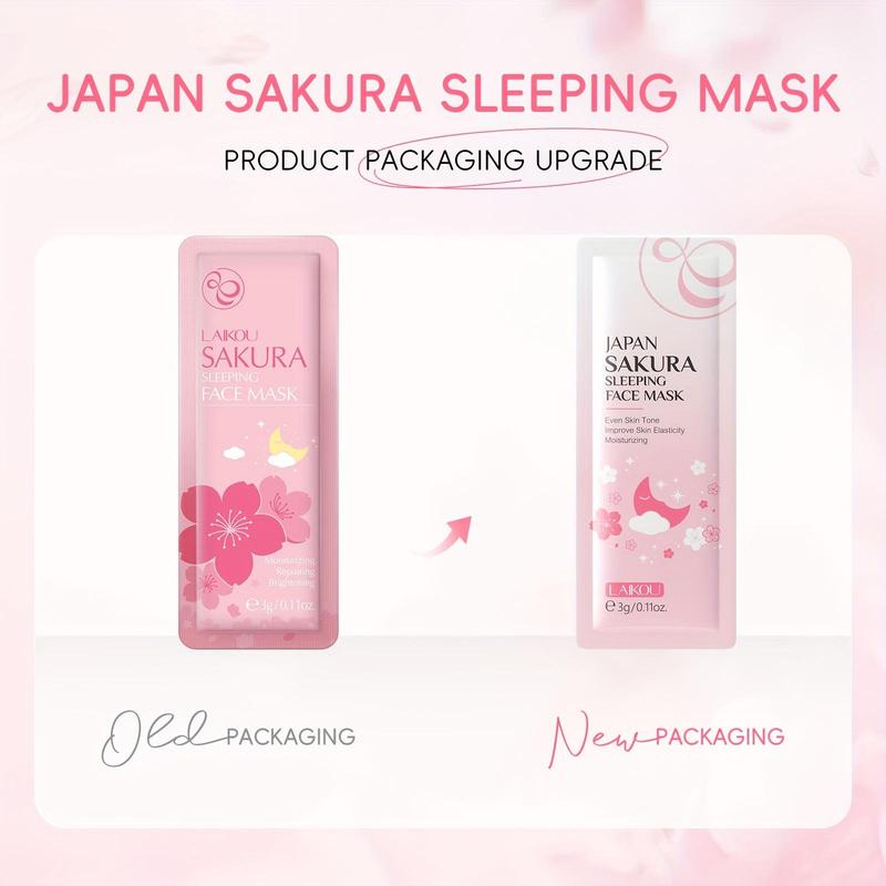 Sakura Skin Care Kit, 20pcs set Moisturizing Facial Mask & Lip Mask & Mud Mask & Facial Scrub, Hydrating Skin Care Products for Women, Christmas Gift