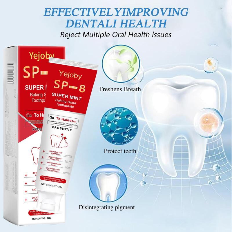 (3 Counts only 19.99$) SP-8 ubat gigi 120g Brightening Care Set Toothpaste Fresh breath Clean mouth stain SP-8 SP-6 SP-4 sp-8 sp-6 sp-4 sp8 sp6 sp4