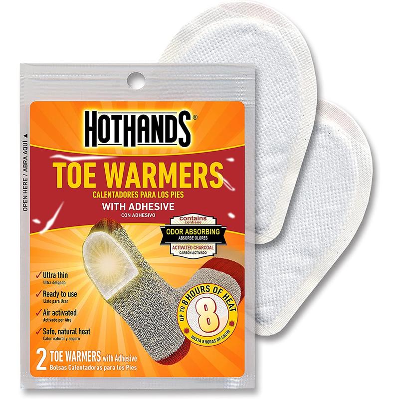 Hothands Toe Warmers - Long Lasting Safe Natural Odorless Air Activated Warmers - up to 8 Hours of Heat - 6 Pair Hothands