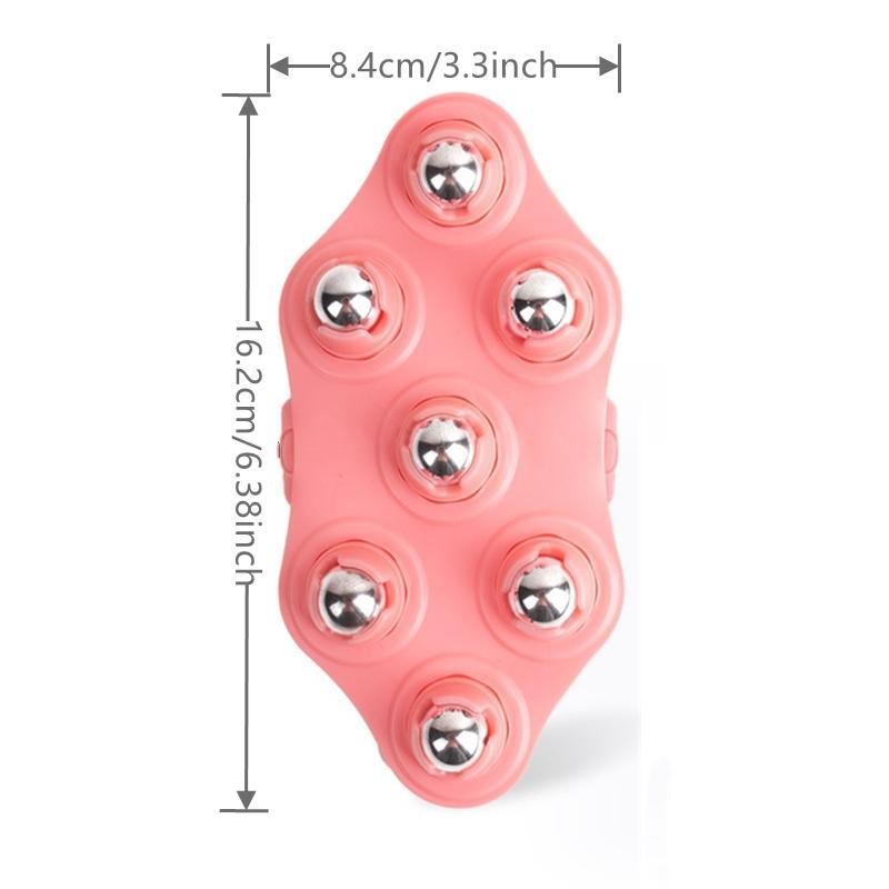 7-ball Manual Massage Tool, 360° Rotating Ball Body Massager for Muscle Relaxation, Multi-functional Body Massage Accessories for Home & Travel