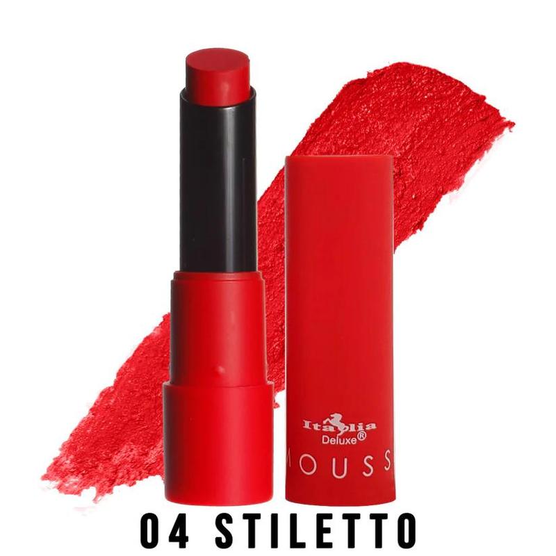 Italia Deluxe Individual Lipsticks and Sets of 5, Matte, Creamy, Highly Pigmented Lightweight Makeup Cosmetics Gloss Lipgloss