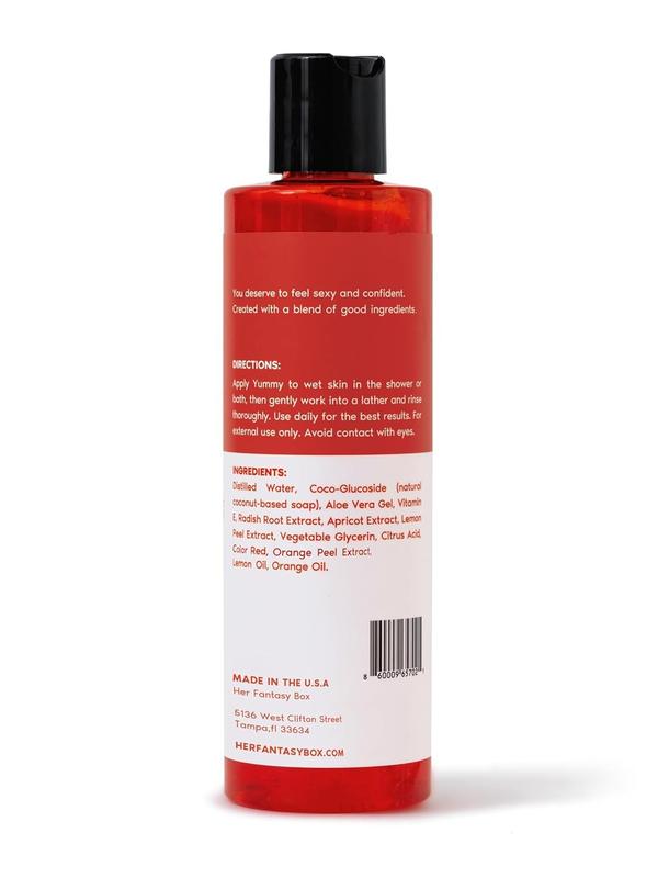 Indulgent Yummy Body Wash for Deep Cleansing, Moisturizing, and Nourishing Skin - Refreshing Scent - All Skin Types