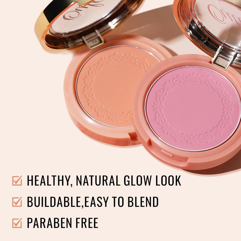 Purple blush for cheek blush makeup | highly pigmented cream blush | natural matte finish | sculpts and highlights face | cruelty-free blush without rose oil